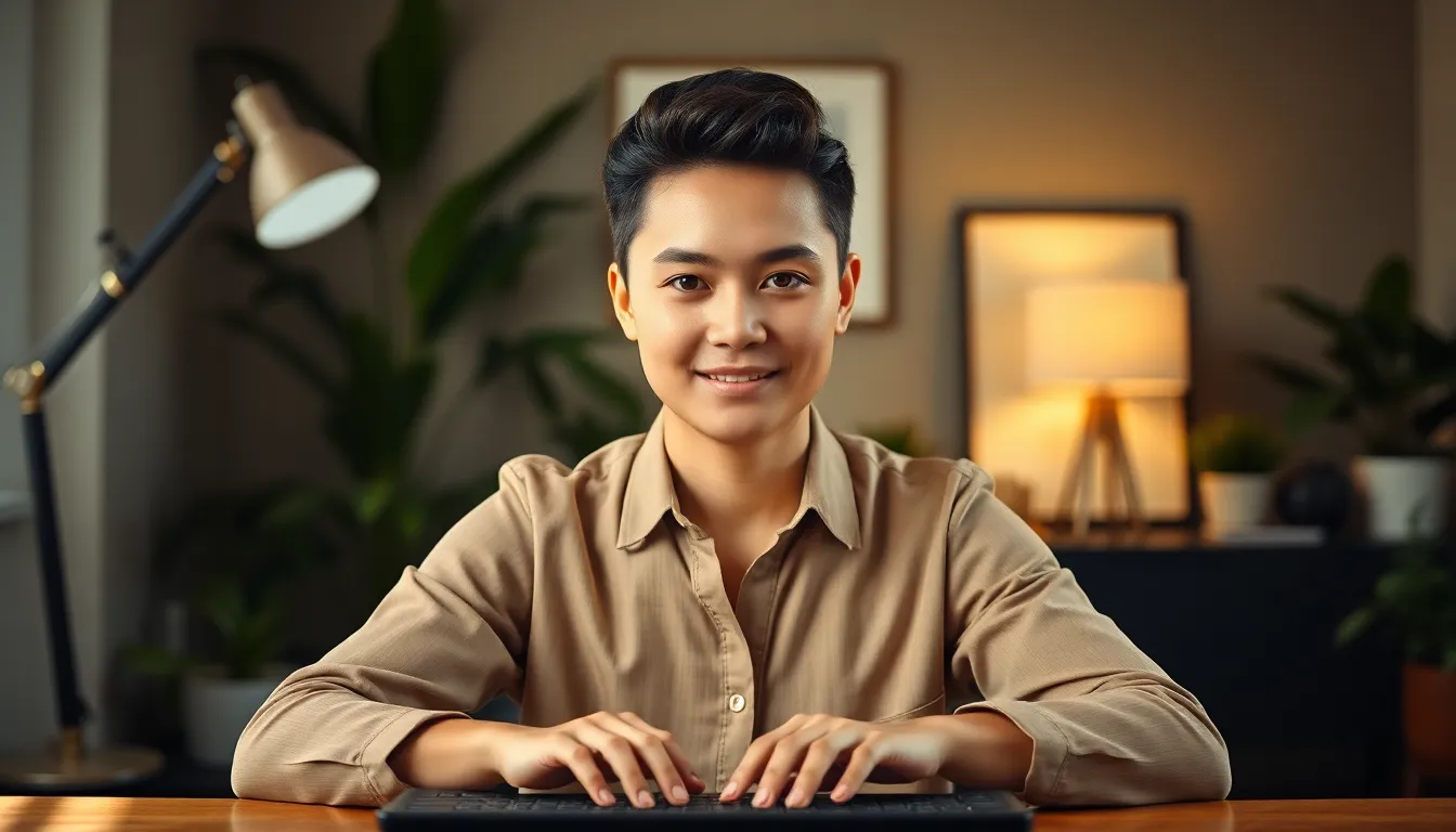 Stylish Remote Work Station