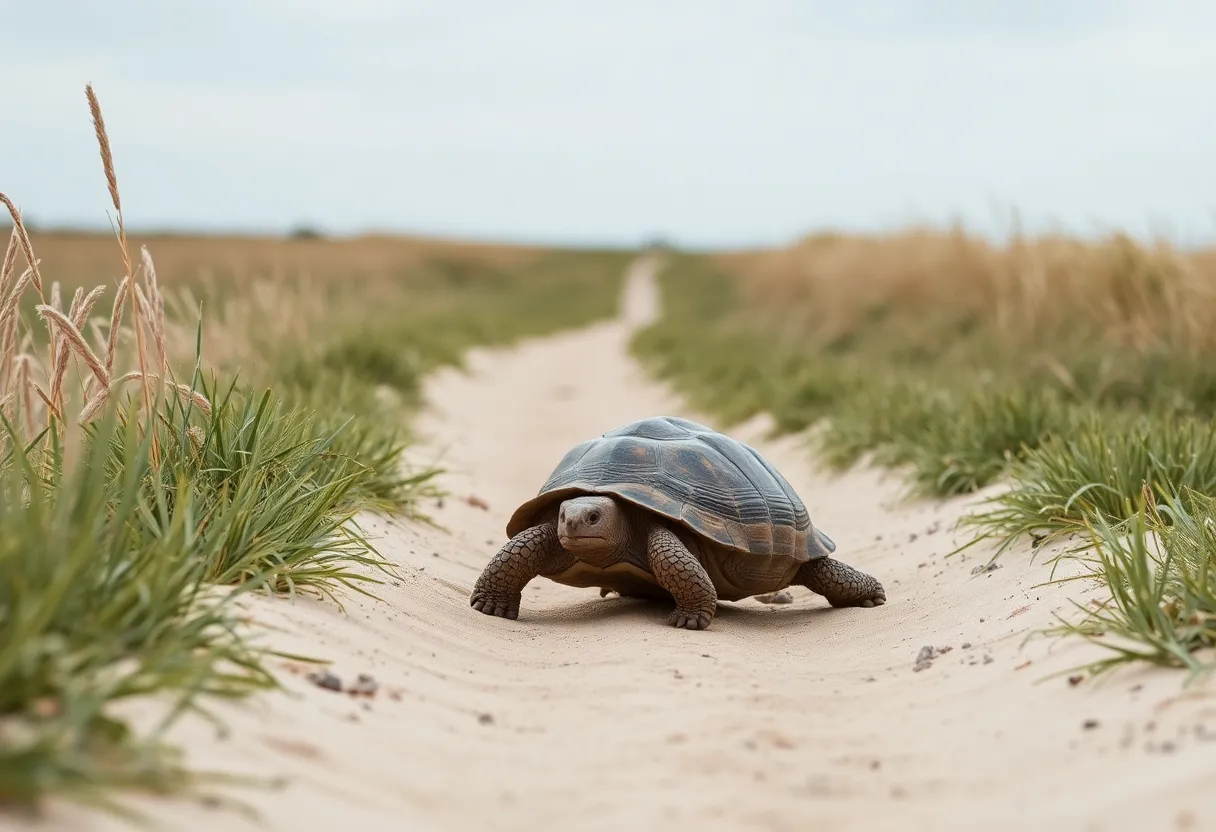 This captivating portrait of a bearded dragon showcases its sharp features and vibrant coloration. Captured in soft, diffused daylight, the image highlights the reptile's intricate textures and natural skin tones. The selective focus on the dragon’s eyes adds depth, while a painterly bokeh effect gently blurs the background, drawing the viewer's attention to its expressive gaze. The overall mood reflects tranquility and curiosity.