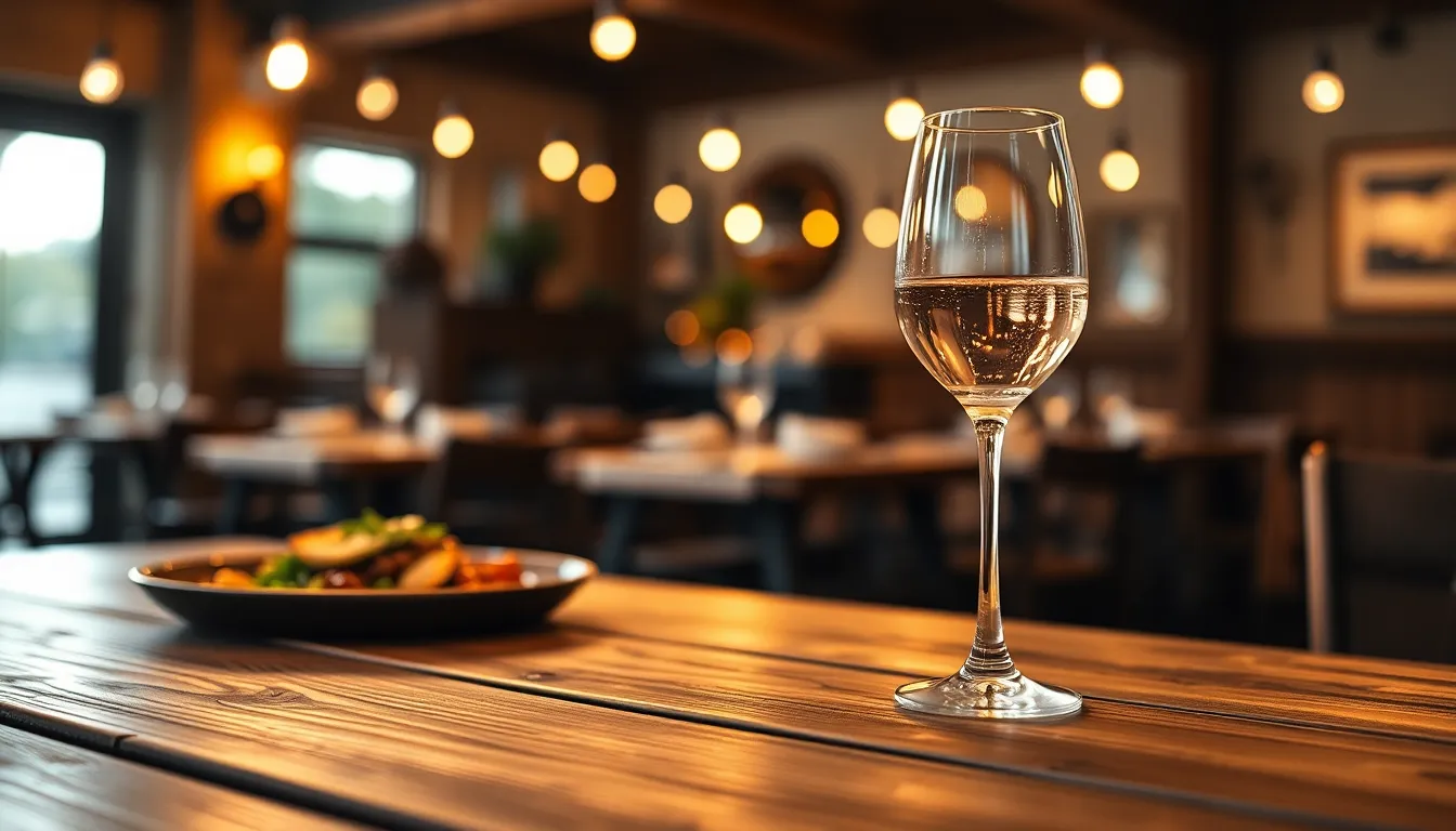 Elegant Restaurant Dinner Table Setting