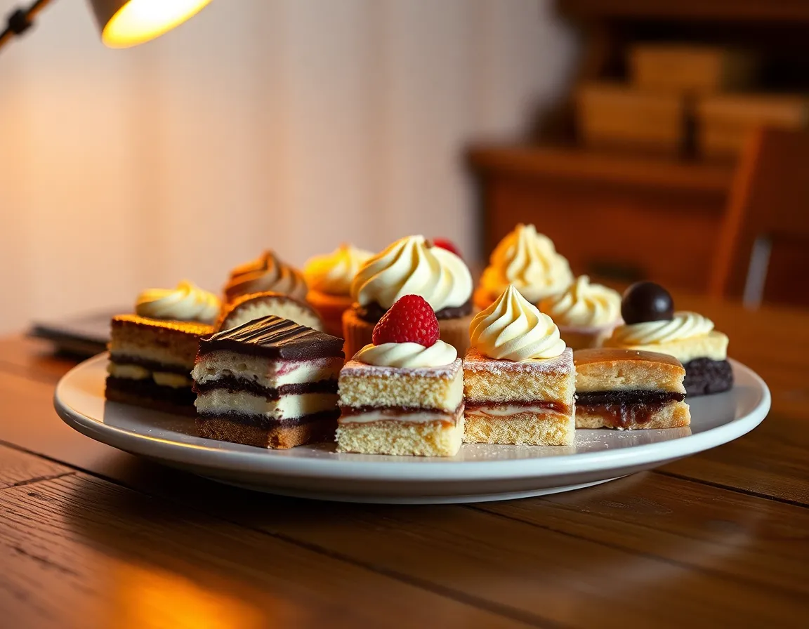 Decadent Dessert Platter in Restaurant