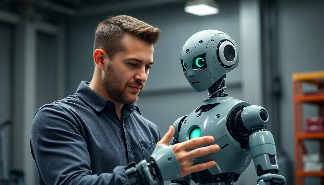 Collaborative Robot with Engineer