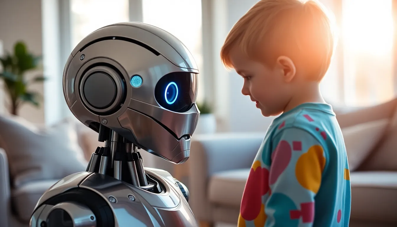 Humanoid Robot Interacting with Child