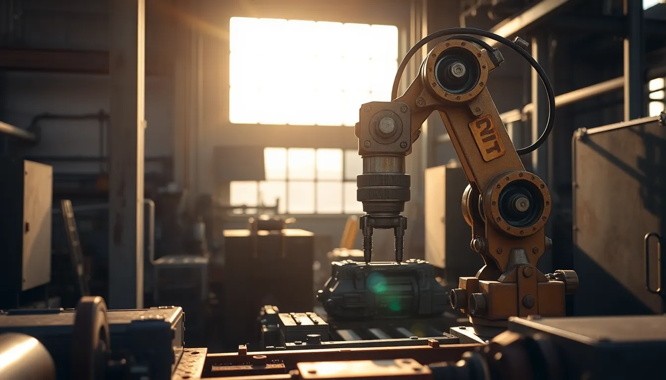 Robotic Arm in Industrial Setting