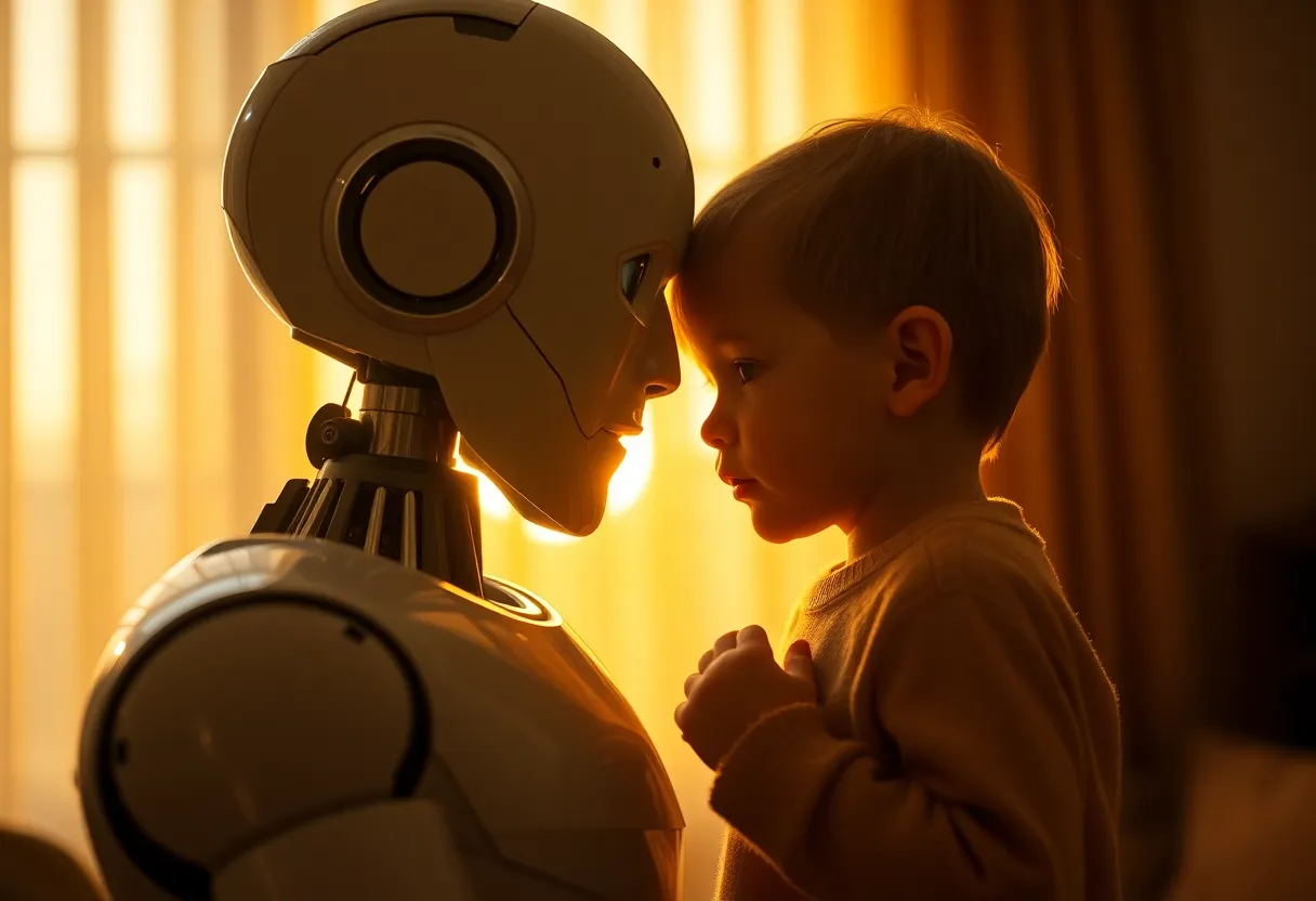 Humanoid Robot Interacting with Child