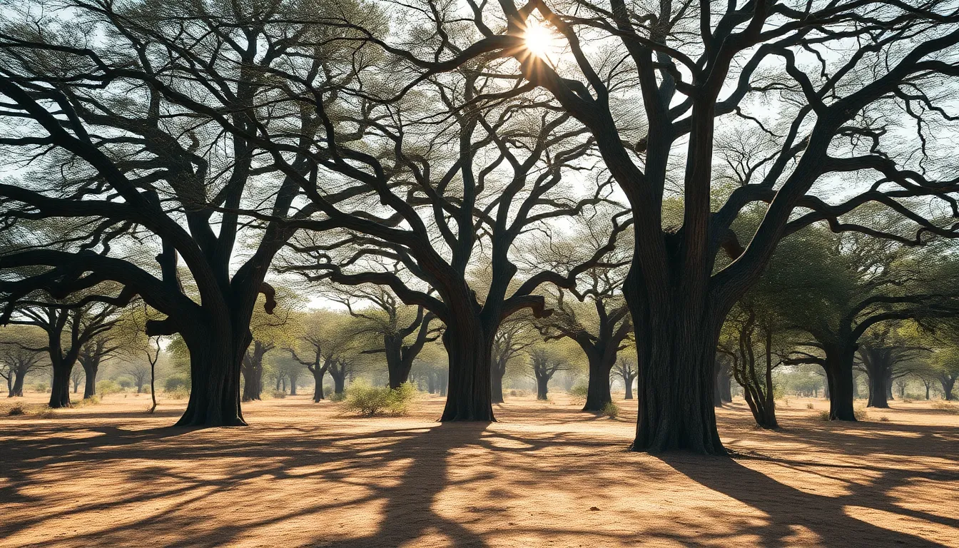 Acacia Trees in Serengeti