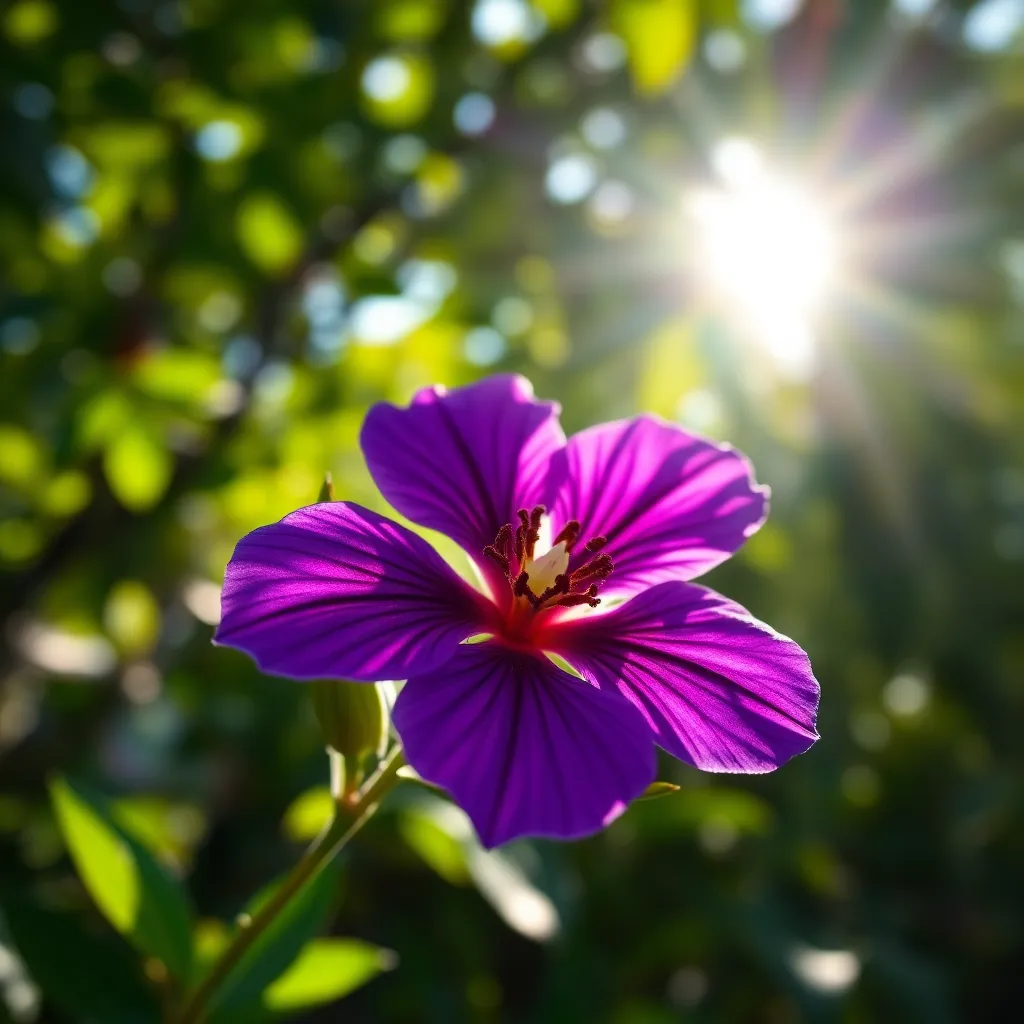Vibrant African Flower in Natural Light