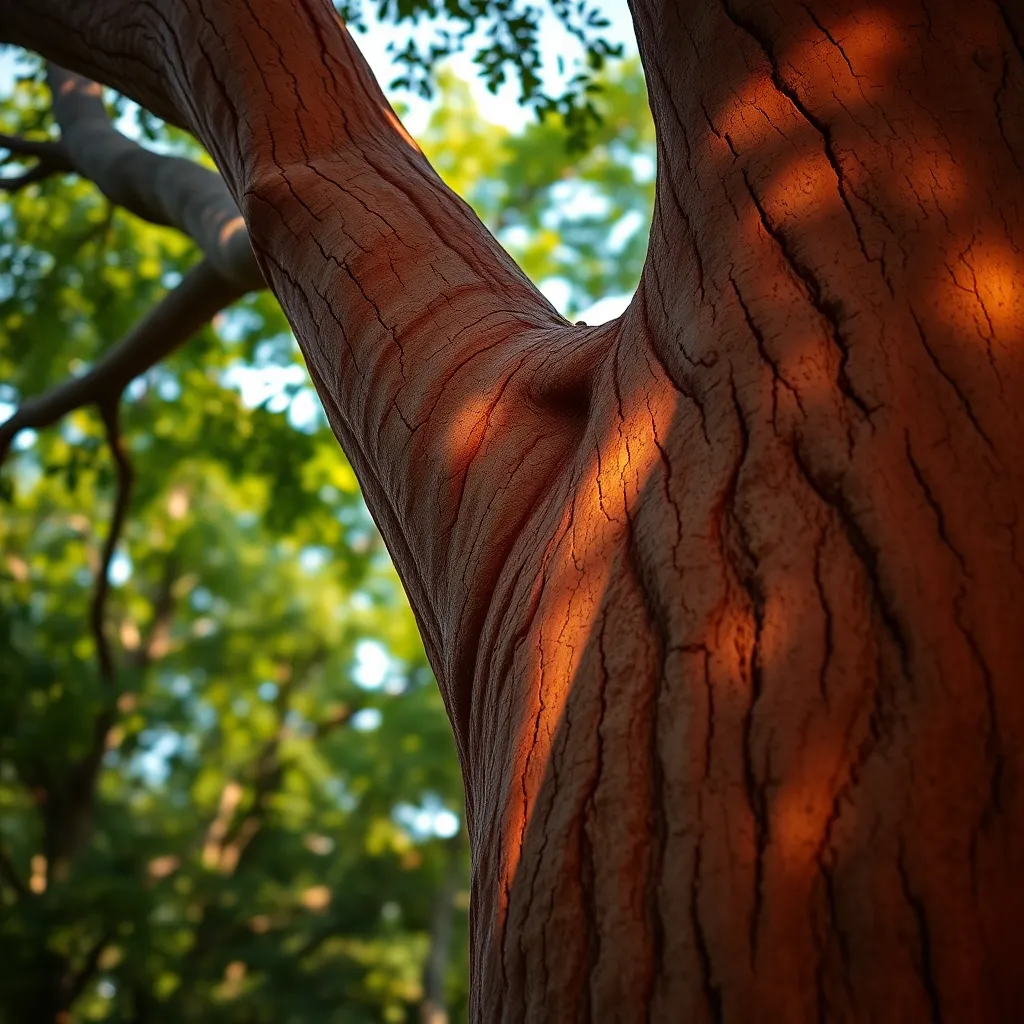 Close-Up of Majestic Baobab Tree