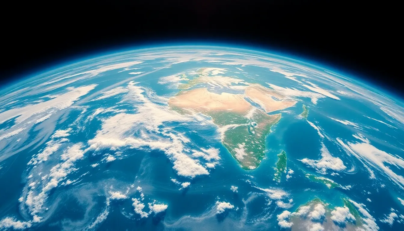 Earth from Satellite Perspective