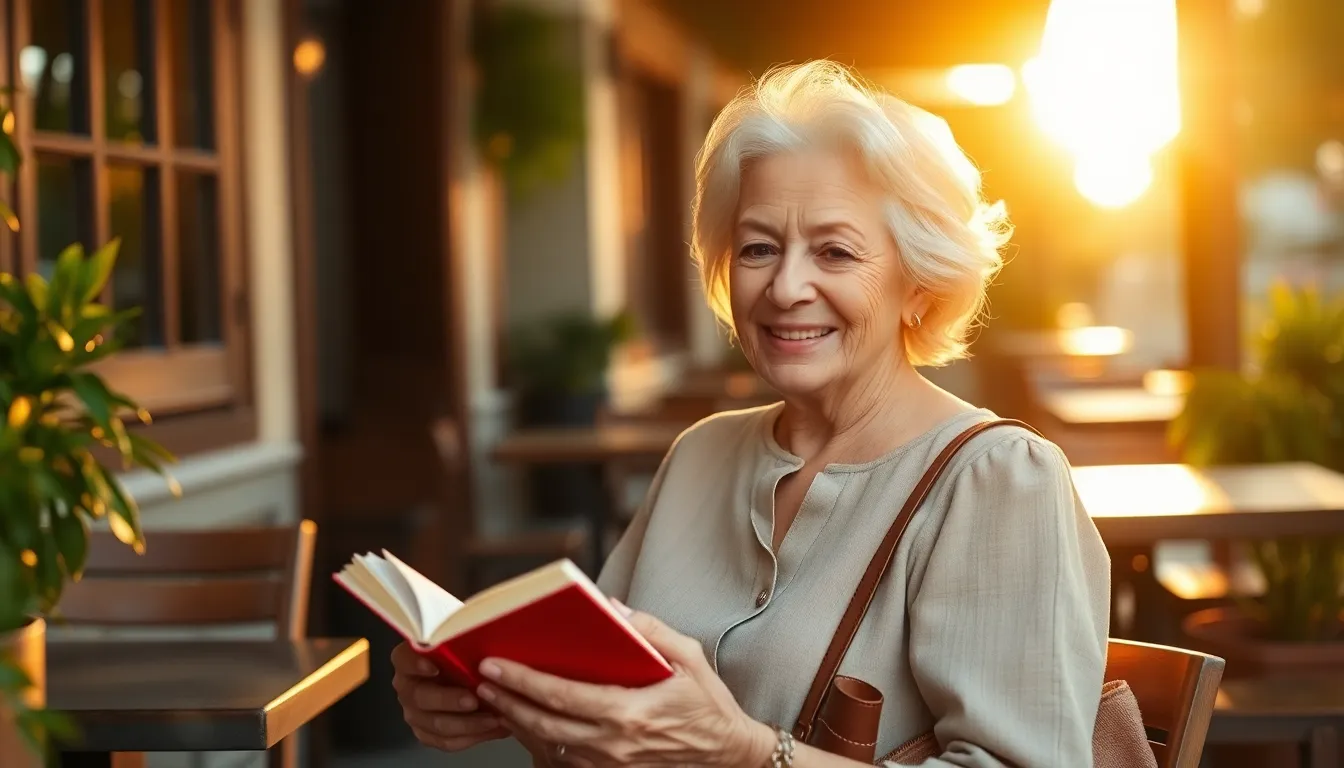 Golden Hour Portrait of Senior Man in Nature