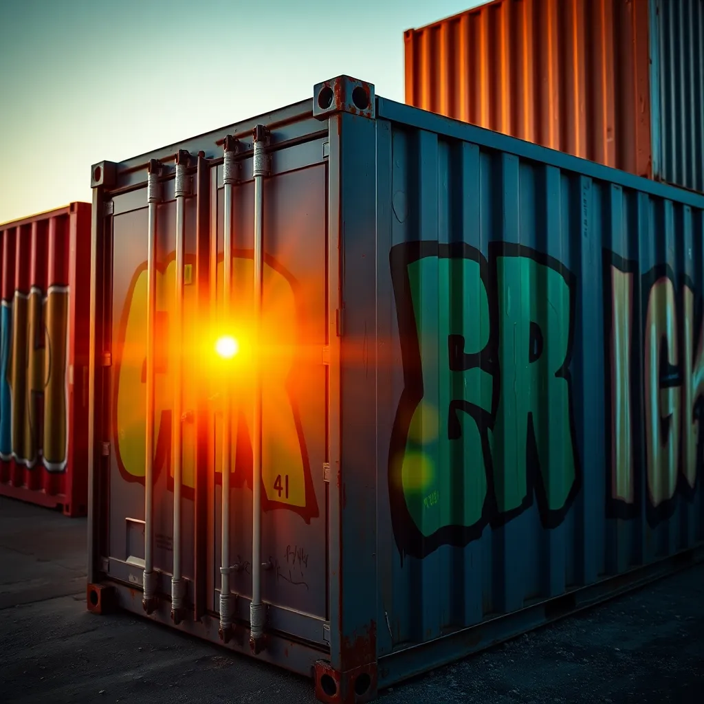 Graffiti Art on Shipping Container