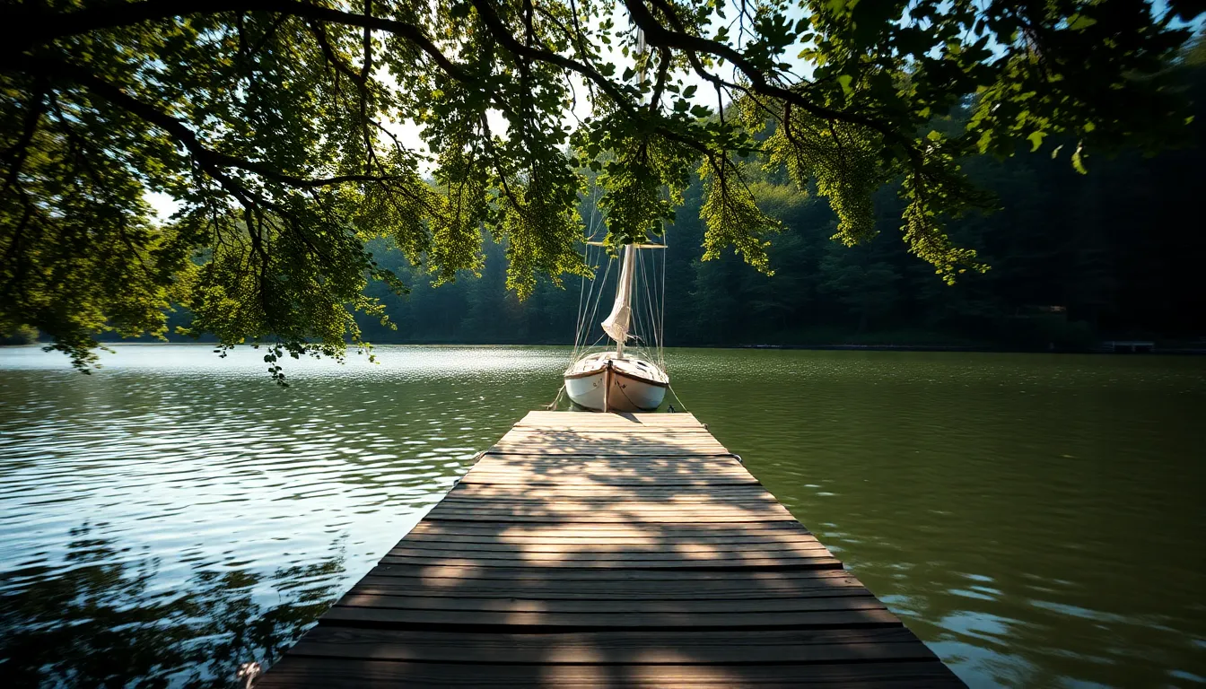 A majestic sailing vessel glides across the calm waters at sunset, illuminated by a warm golden glow. The ship, positioned gracefully against the horizon, creates a stunning contrast against the backdrop of soft ocean waves. The ethereal lighting highlights the intricate textures of the weathered wood, inviting a sense of tranquility and adventure. This peaceful maritime scene promises a sense of freedom and exploration.