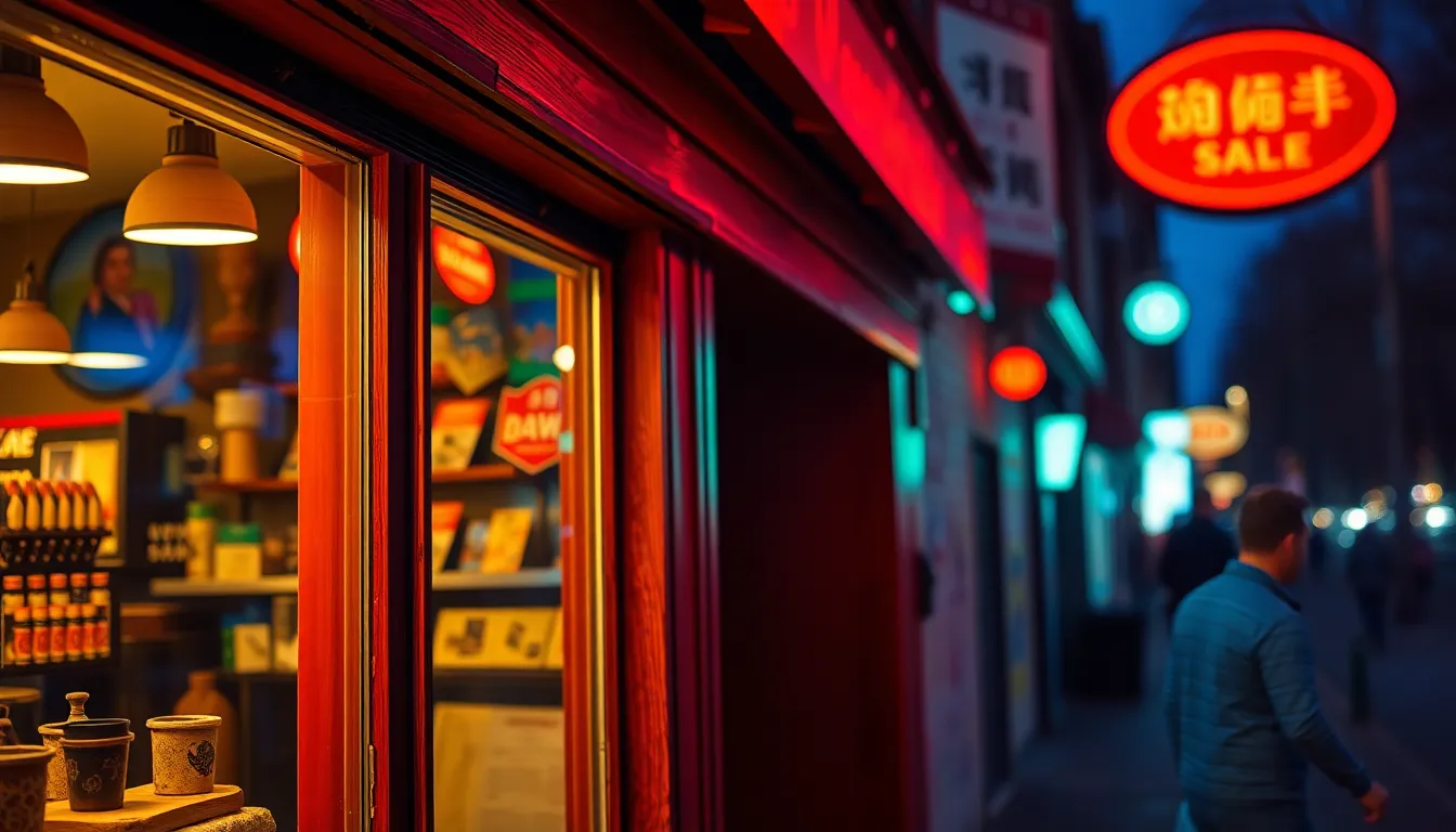 Charming Boutique Shop Display