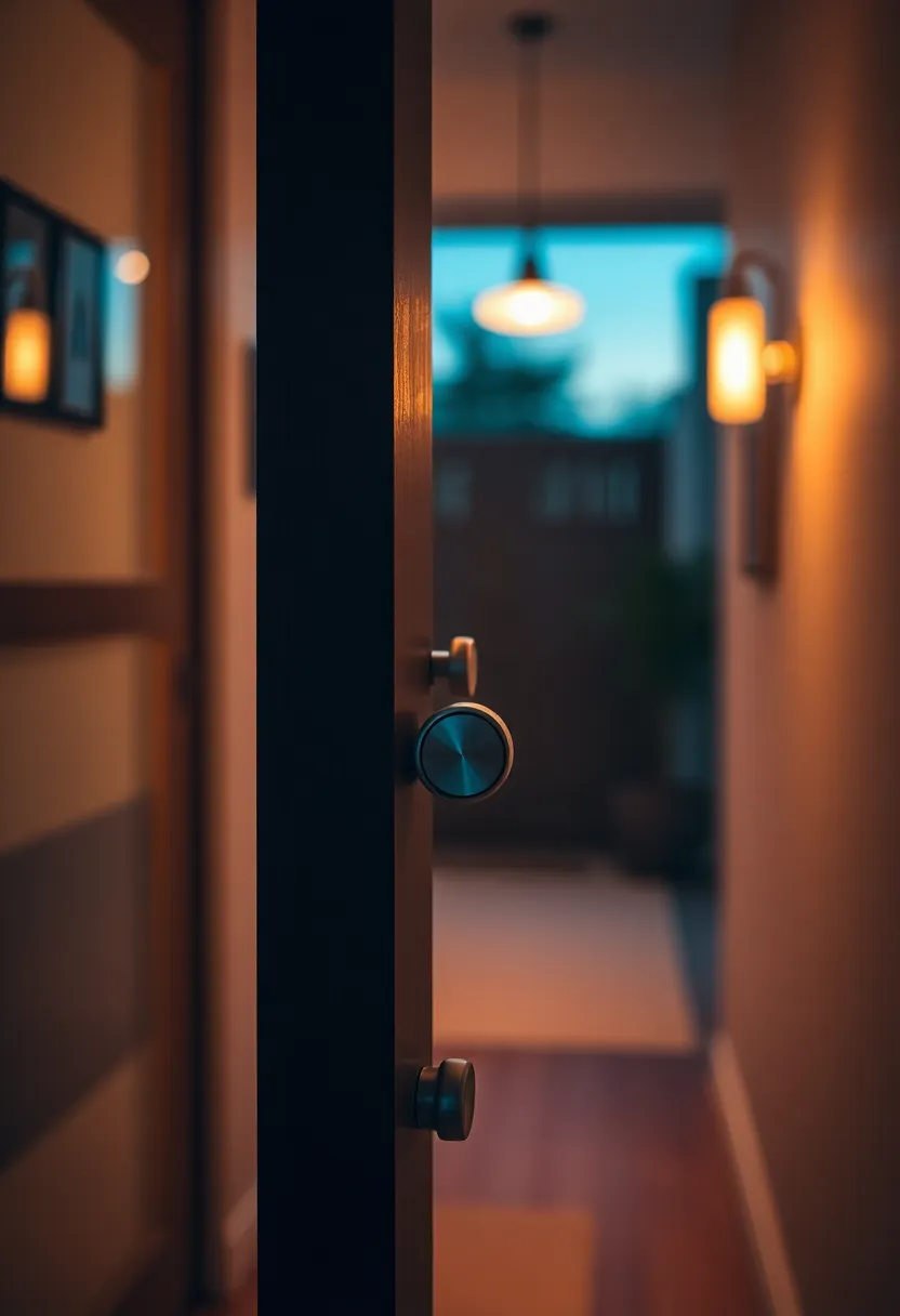 Smart Home Entryway with Ambient Lighting