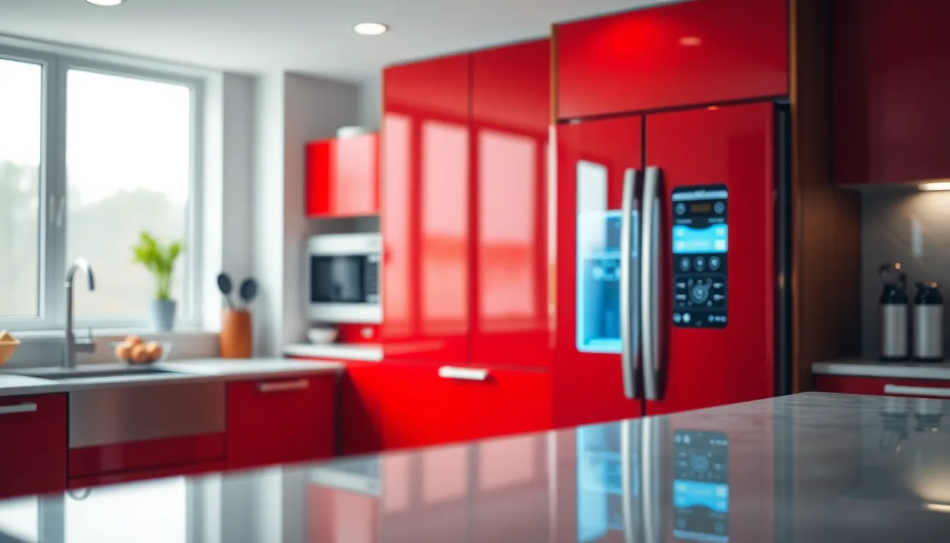 Smart Kitchen Appliances in a Modern Setting
