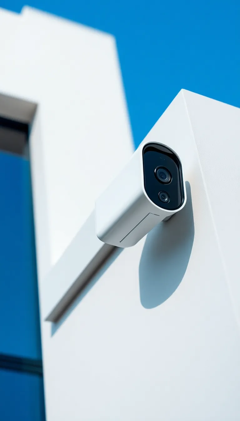 Smart Home Security Camera Outdoors