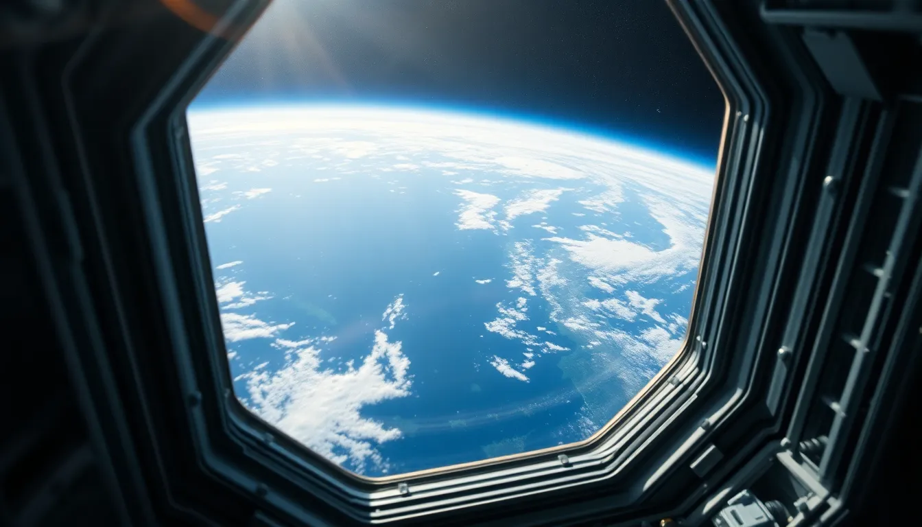 Earth's Beauty from Space Station