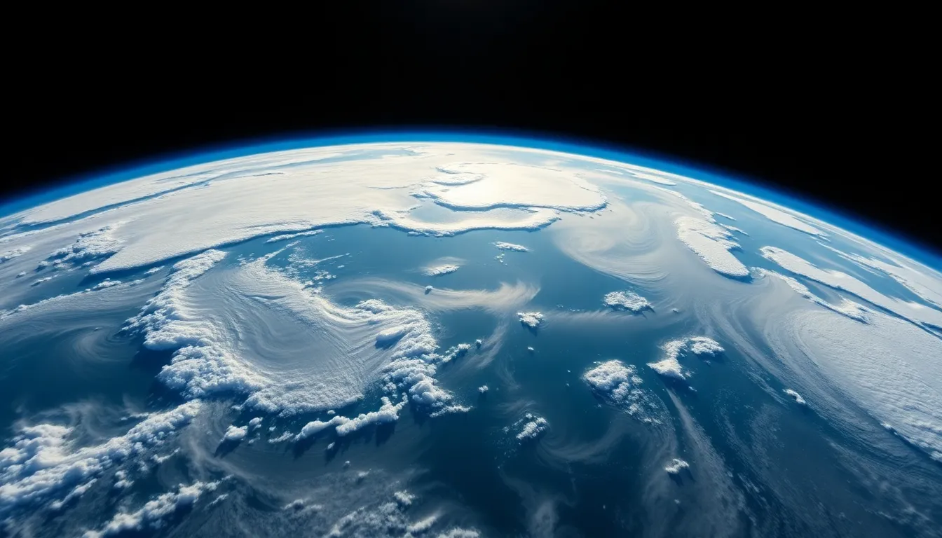 Earth from Space Orbit