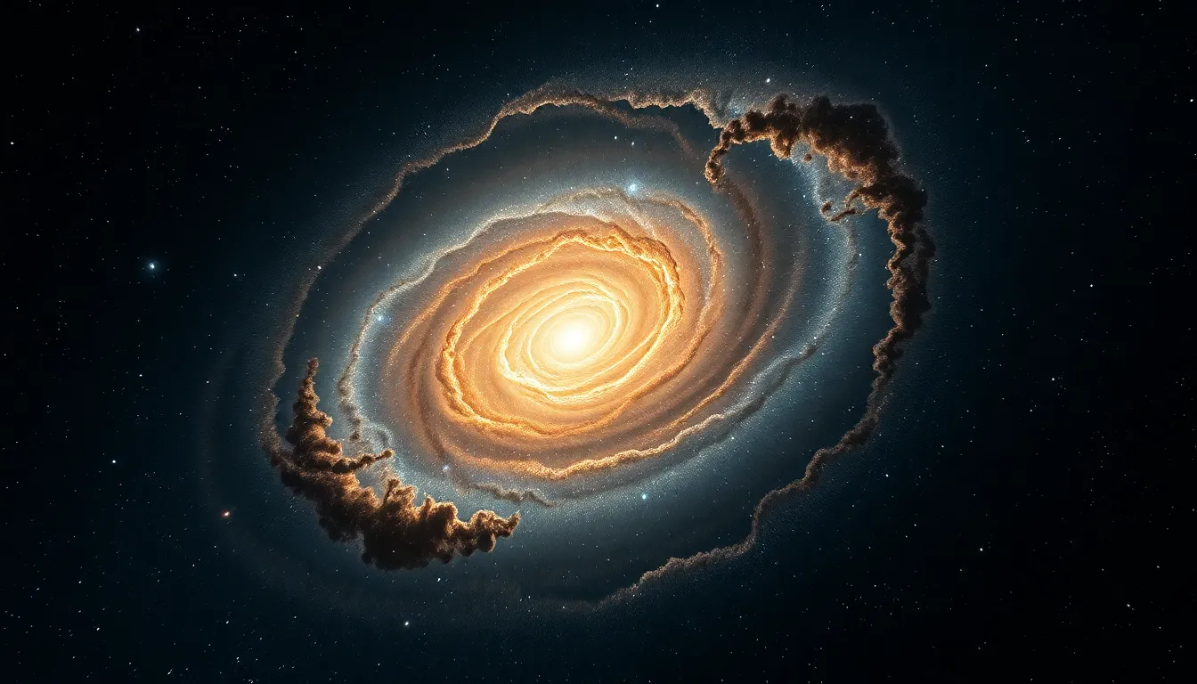Breathtaking View of a Galactic Spiral This enchanting image reveals the intricate beauty of a galactic spiral, its vibrant arms swirling elegantly against the backdrop of deep space. Each arm glows with the light of distant stars, creating a mesmerizing display of color and detail. The thoughtful composition centers on the luminous core, inviting viewers to appreciate the vastness of the galaxy. This artwork captures the awe of cosmic phenomena, illustrating the grandeur of the universe and its celestial wonders.