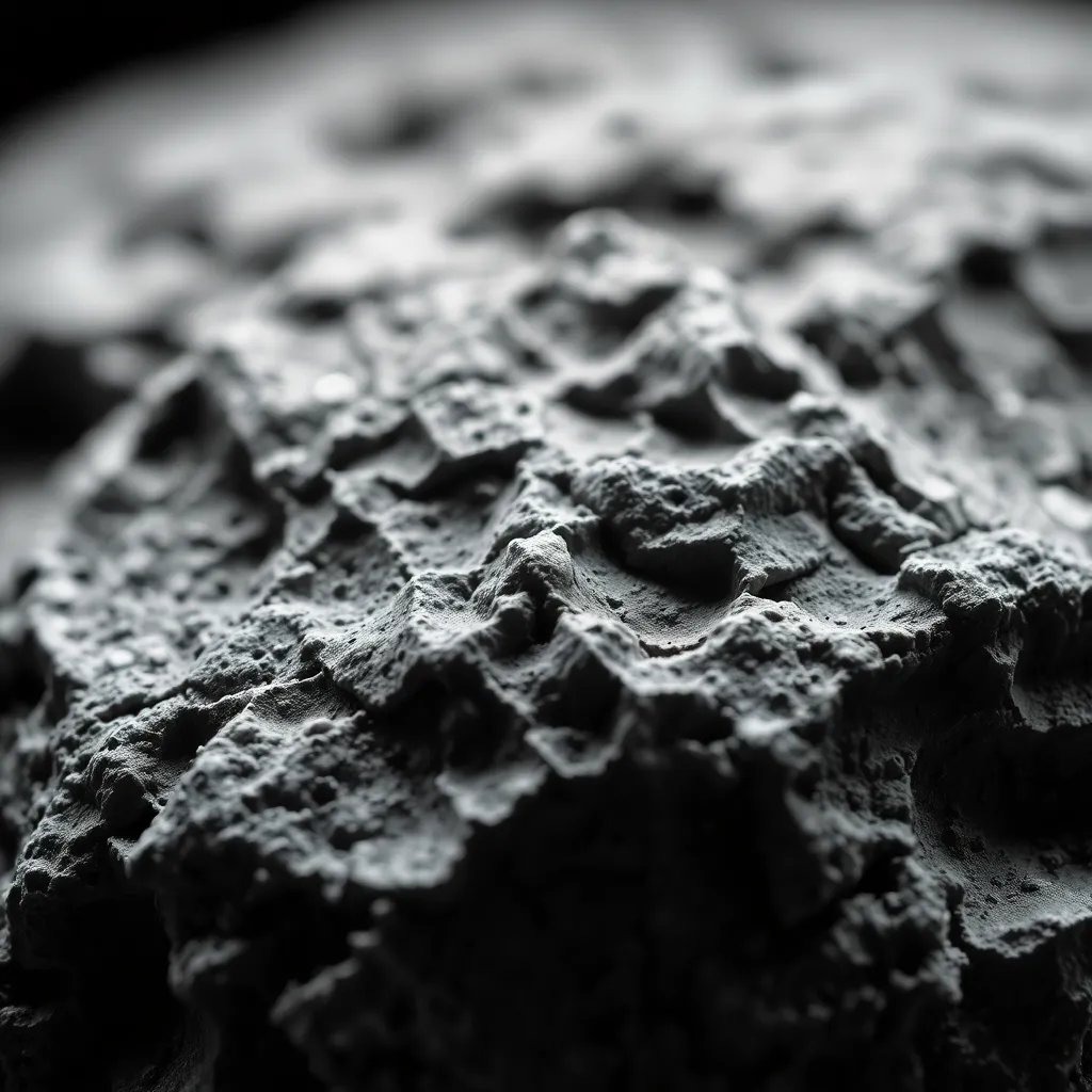 Close-up of Moon Rock Sample