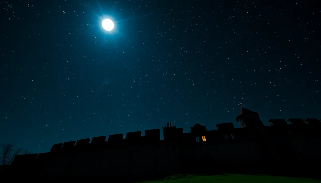 Constellations Over Ancient Castle