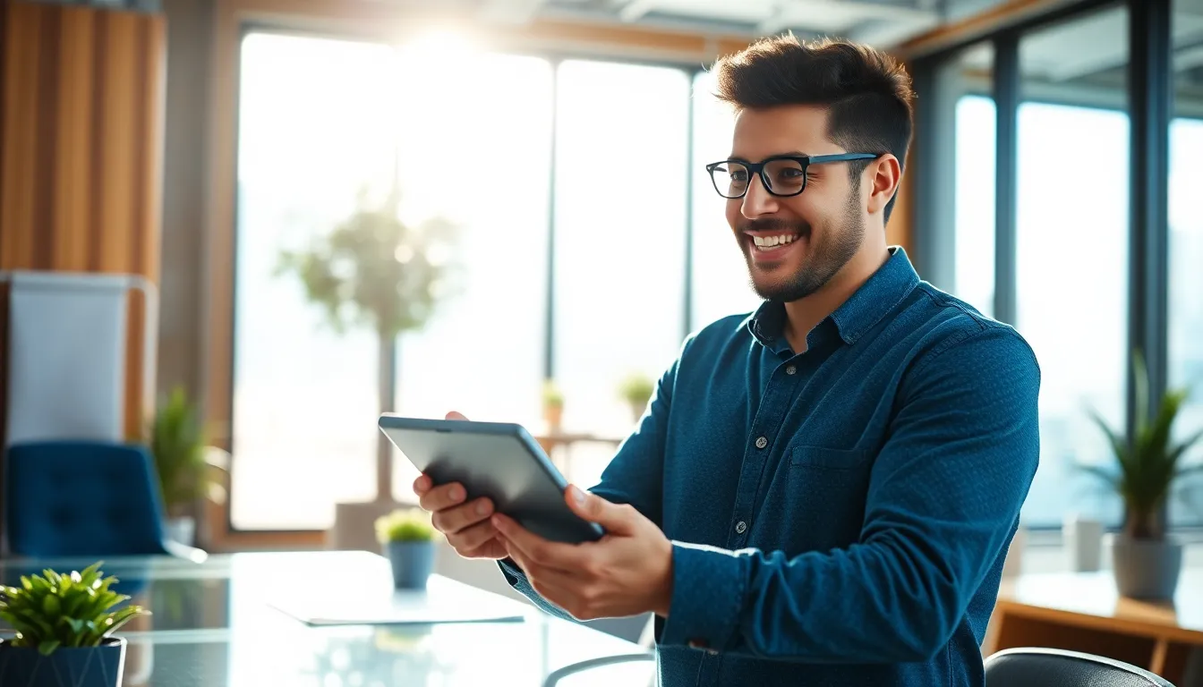 Dynamic Startup Meeting with Entrepreneur