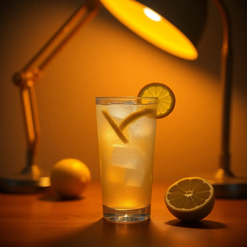 Chilled Lemonade on a Summer Evening