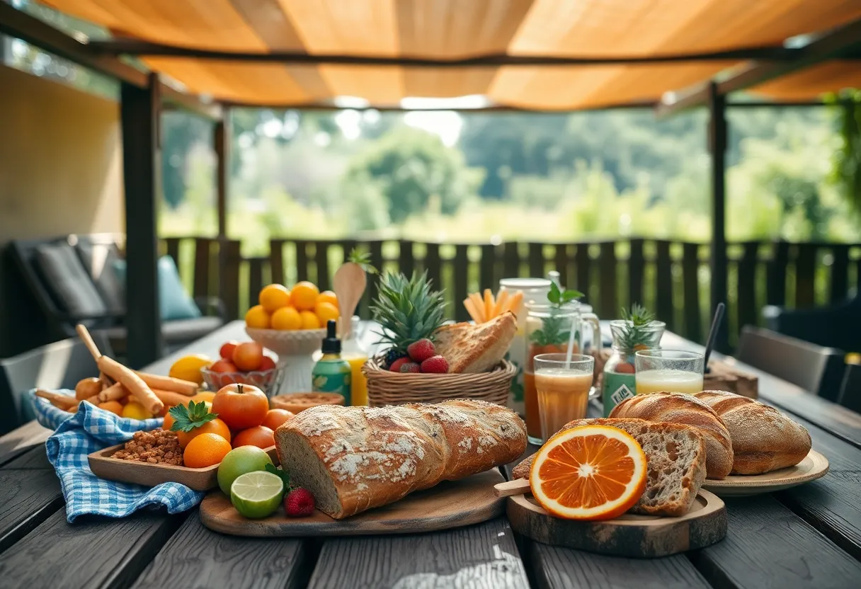 Delightful Summer Picnic Spread