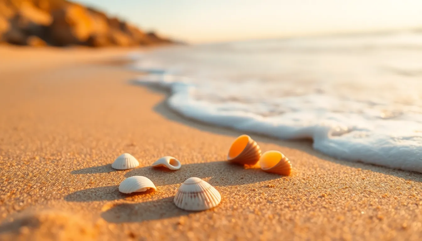 Peaceful Sunset at Sandy Beach