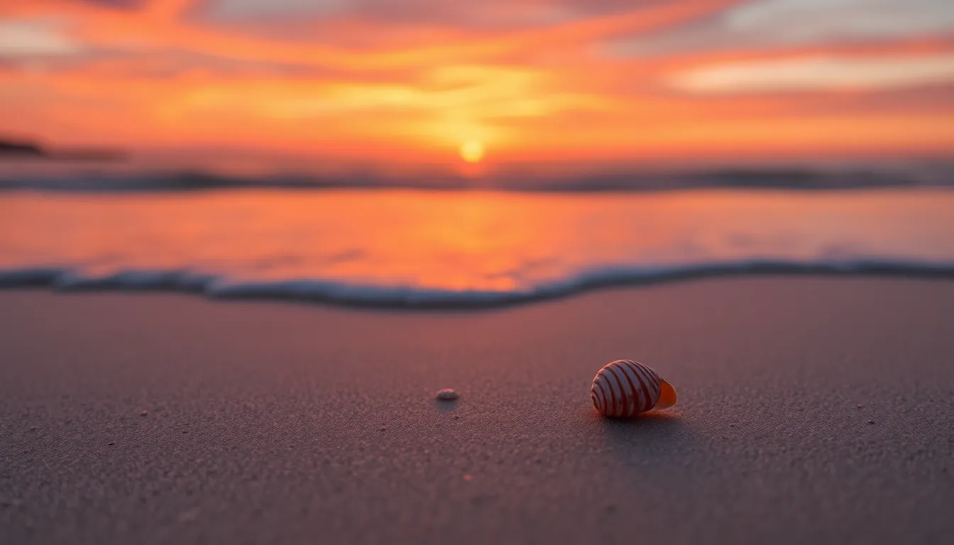 Serene Sunset at Tranquil Beach
