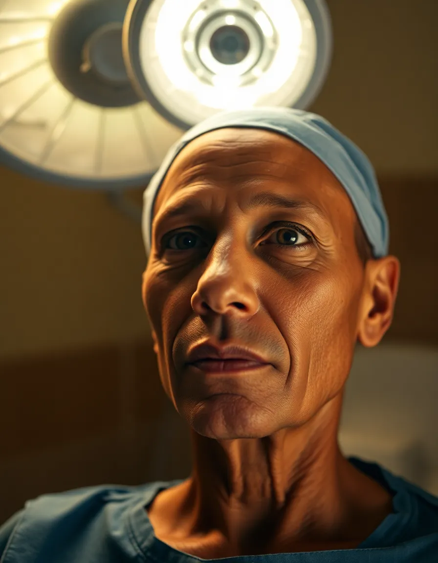 Patient's Anticipation Before Surgery in Hospital Room