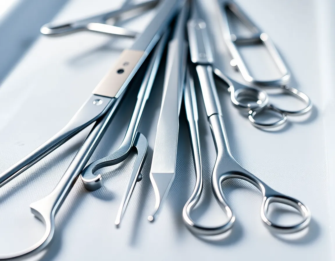 Surgical Instruments on Sterile Tray