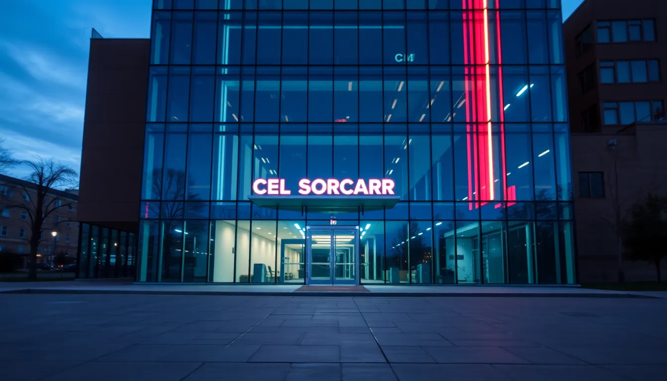 Modern Surgical Center at Dusk