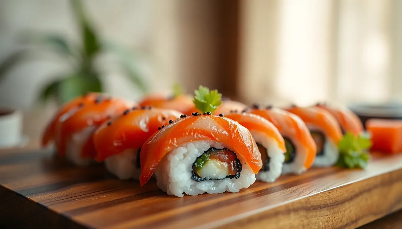 Artisan Sushi Platter with Fresh Ingredients