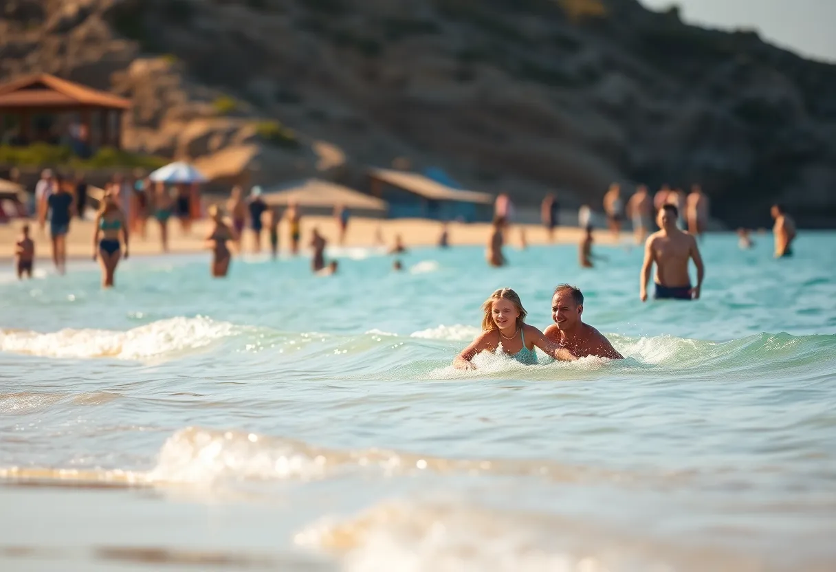 Family Enjoying a Day at the Beach
