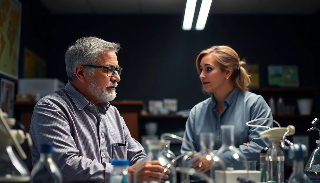 Mentoring Session in Science Lab