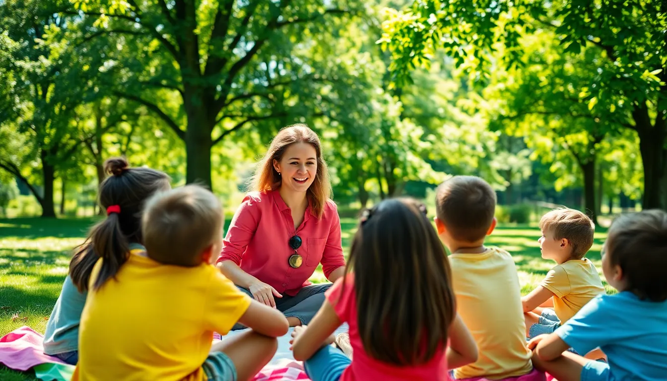 Outdoor Classroom in Sunny Park