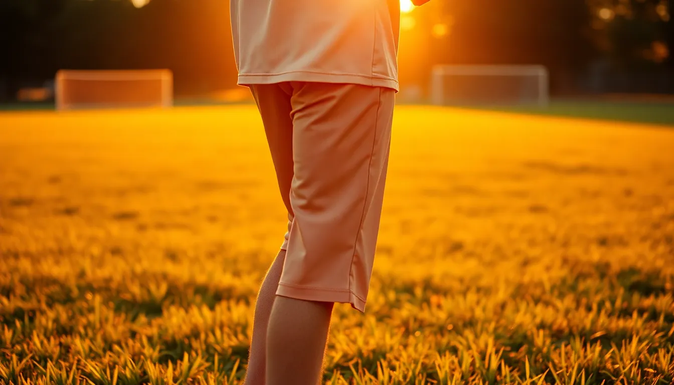 A dynamic tennis player captured mid-serve, set against a stunning golden hour backdrop. The warm light creates a halo effect around the athlete, highlighting the intensity of their focus. The rich greens of the court contrast beautifully with the player's attire. This image showcases the athleticism and precision required in tennis, perfectly framed to draw the viewer's attention.
