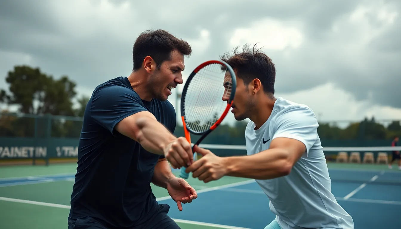 This photograph captures a female tennis player poised to serve, set against a lively audience on a bright sunny day. The dynamic pose showcases her athletic build and competitive spirit while the saturated colors emphasize the excitement of the match. With the player sharply in focus and the crowd softly blurred, the composition draws the viewer’s attention directly to her intense concentration. The use of cinematic color grading adds an artistic touch, enhancing the overall mood of the scene.