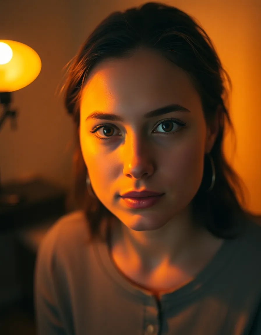 Close-Up of Tennis Player's Intense Focus