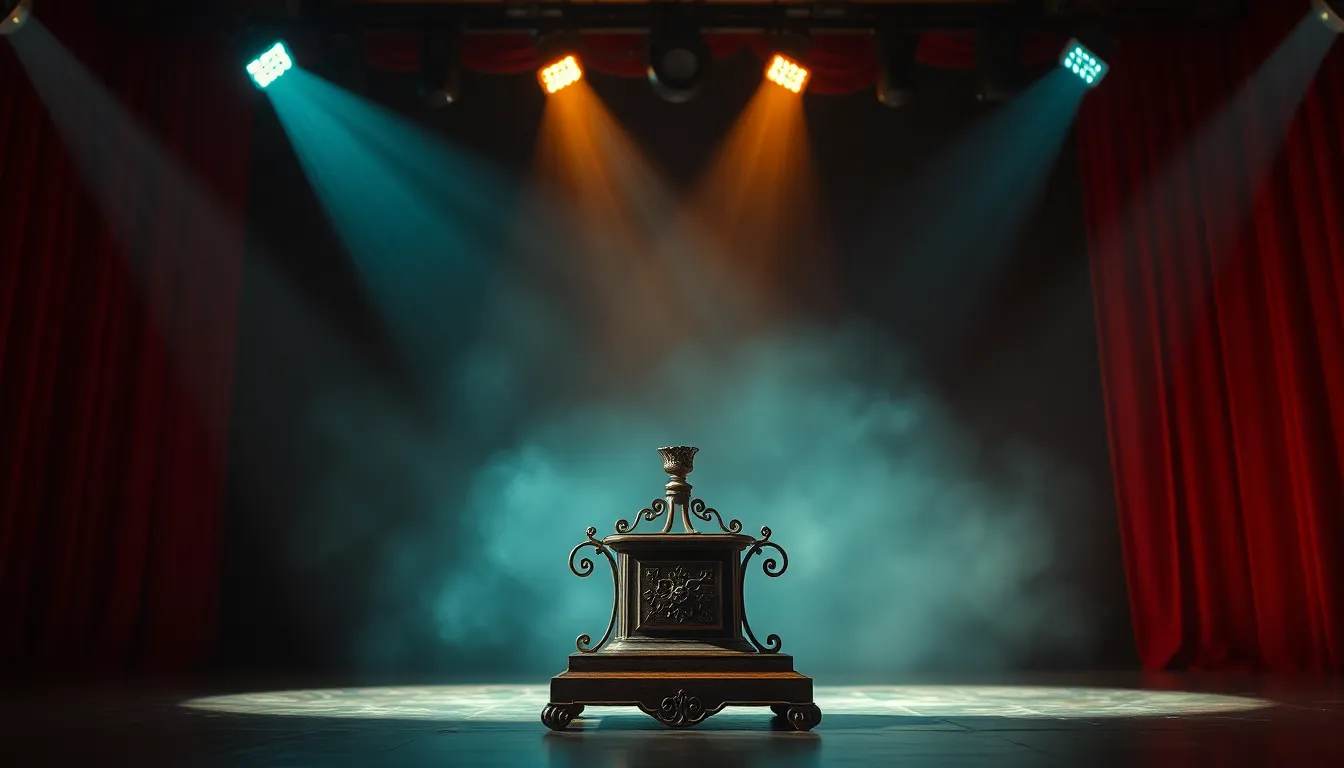 Theatrical Prop Under Spotlight