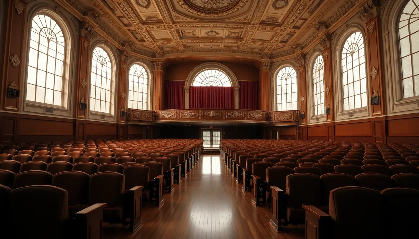 Empty Theater Before the Show