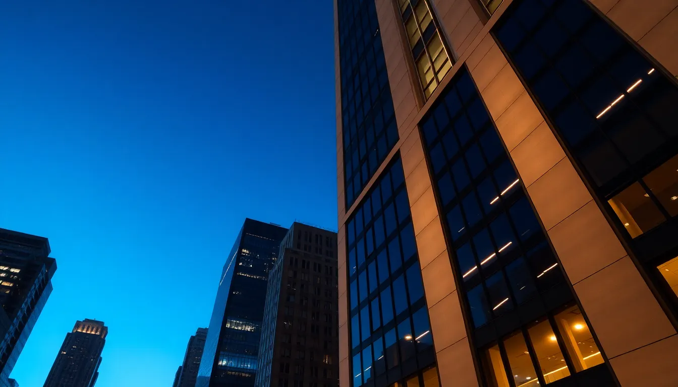 Twilight Cityscape Timelapse