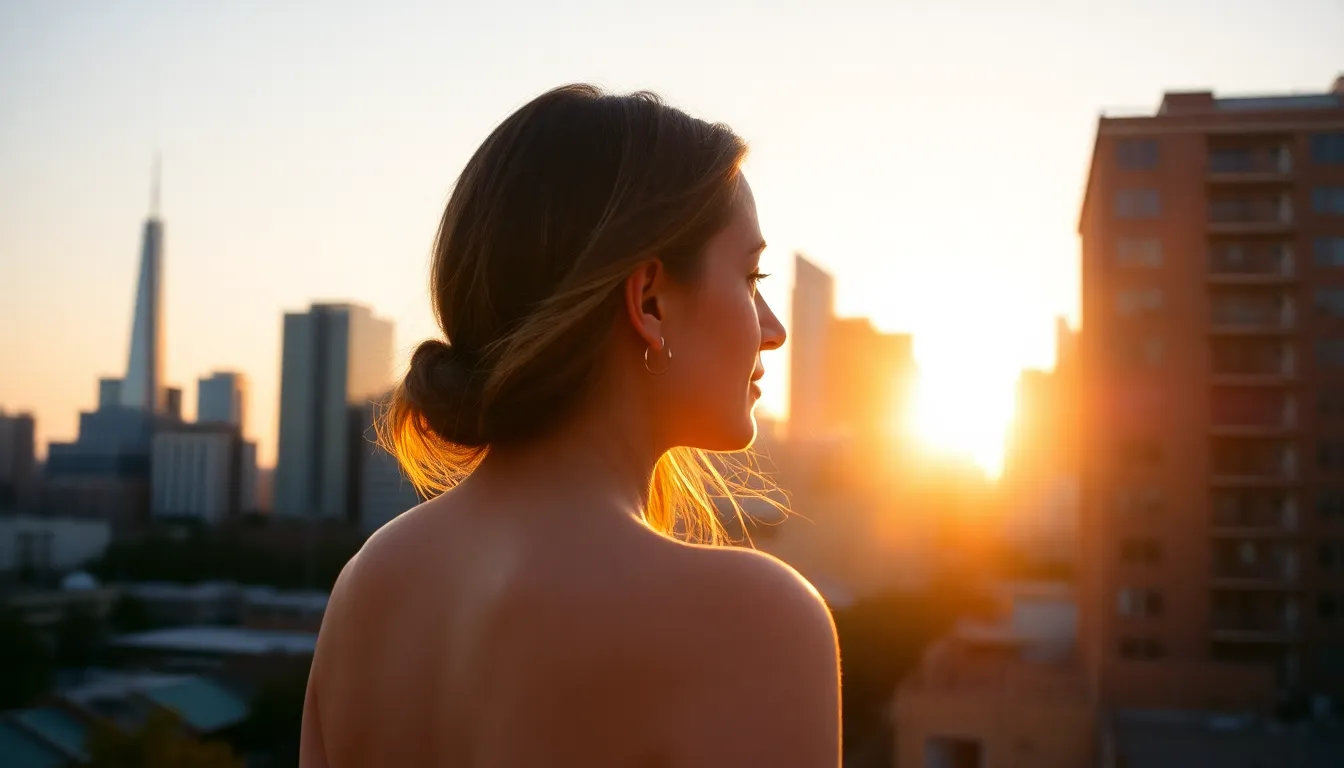 Golden Hour City Skyline Timelapse This timelapse captures a stunning golden hour view of a vibrant city skyline, with towering buildings reflecting warm hues of sunset. The scene is alive with bustling activity, framed perfectly using rule of thirds for a dynamic composition. The rich textures of glass and steel contrast beautifully against the soft warmth in the sky, creating an enchanting atmosphere. This photorealistic image invites the viewer to immerse in a lively urban environment.