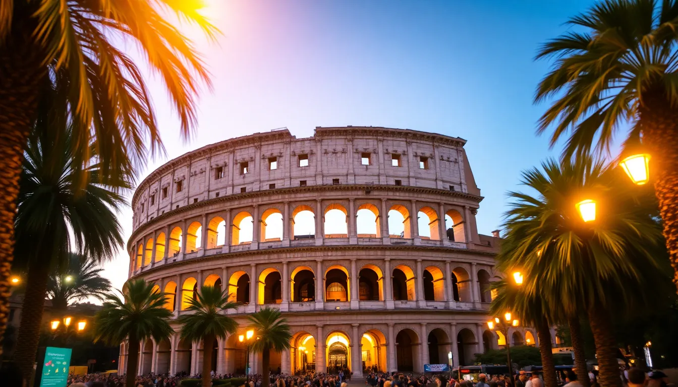 Twilight at the Colosseum