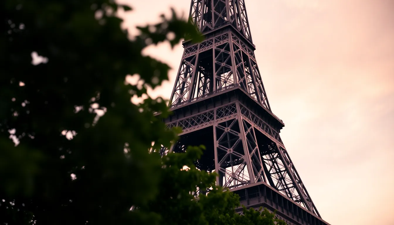 Eiffel Tower at Dusk