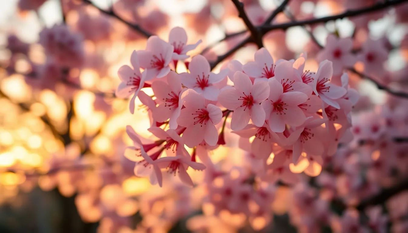 Cherry Blossoms in Full Bloom