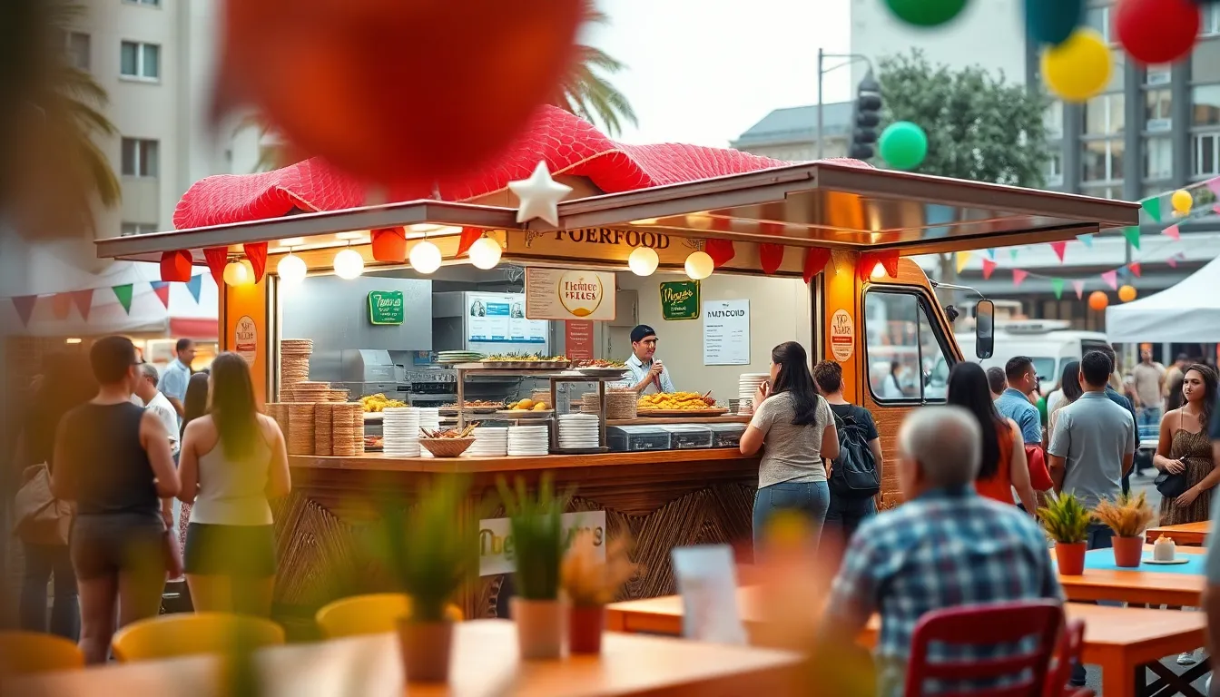 Gourmet Food Truck at Urban Festival