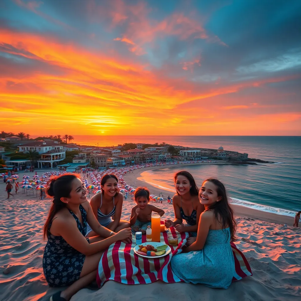 Stunning Sunset Beach Picnic for Travel Lovers