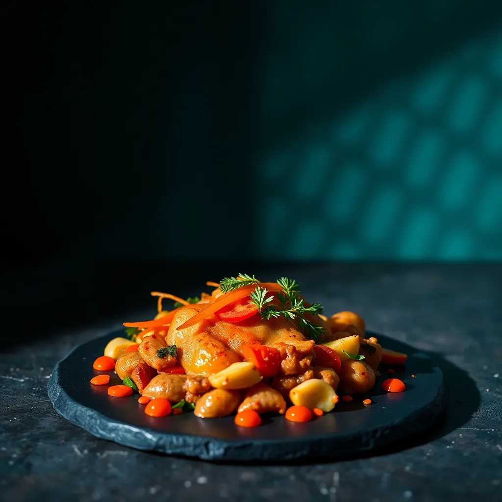 Gourmet Meal Display