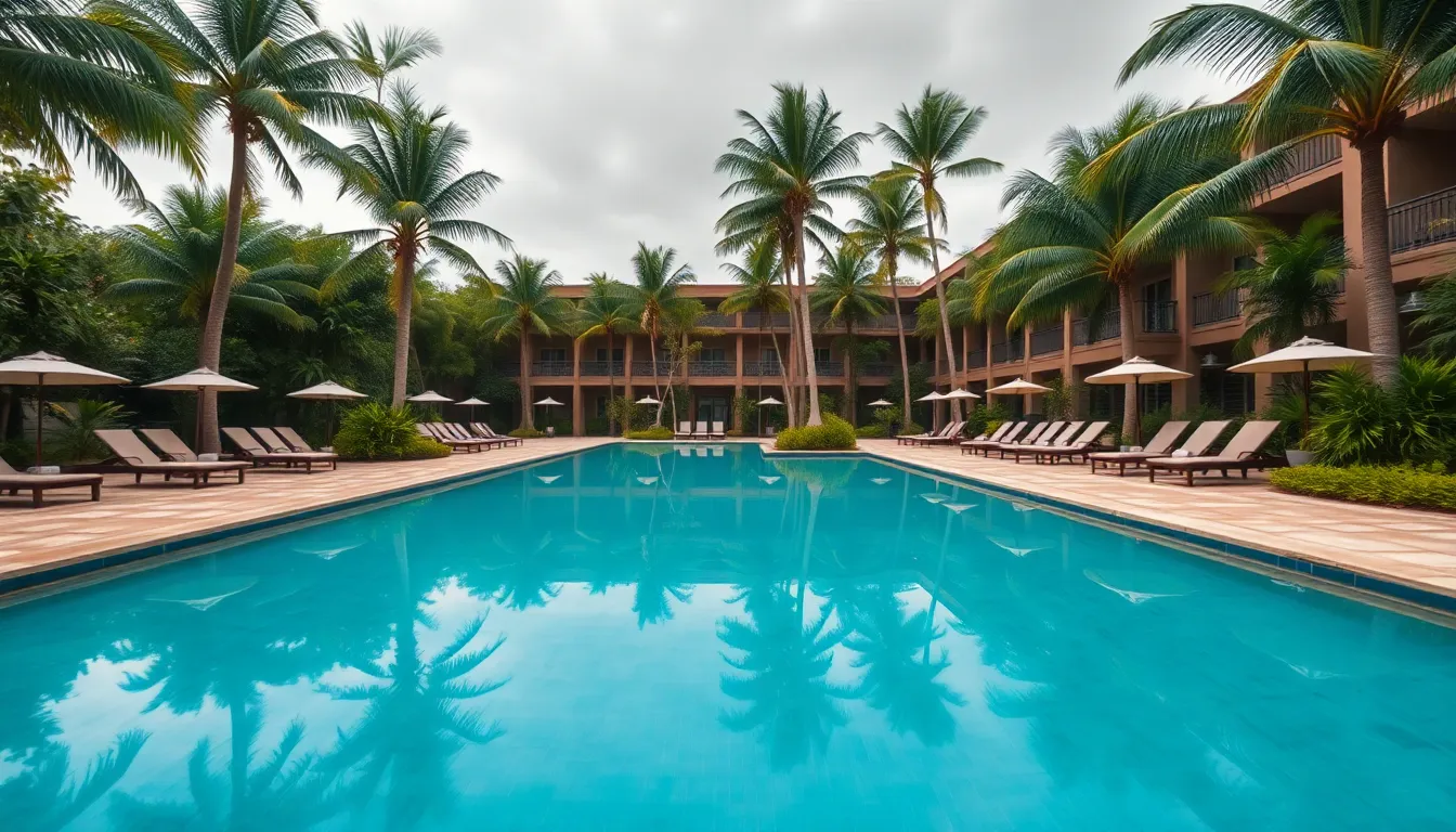 Experience the vivid colors and lively atmosphere of a bustling street market filled with an array of fresh fruits and handcrafted goods. Brightly colored stalls and cheerful vendors invite visitors to explore the rich offerings. The sunlight filters through the canopies, creating a warm ambiance. This delightful scene captures the essence of local life and invites the viewer to savor the moment.